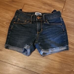 Old Navy Indigo Rolled-Hem Denim Shorts
